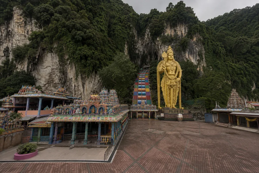 Entrance to the Batu Caves main temple complex